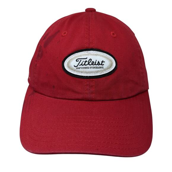 Titleist Golf's Symbol of Excellence Slideback Hat Red One Size Outdoor - Picture 1 of 9